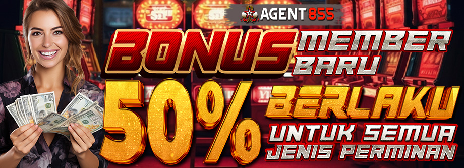 BONUS MEMBER BARU 50%